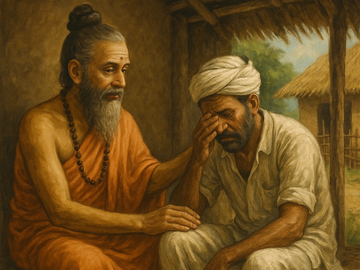 प्रेरक कथा: संत ने किसान को समझाया किन बातों की वजह से हमारा लक्ष्य दूर हो जाता है|धर्म,Dharm - Dainik Bhaskar