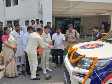 Korba Emergency Services Boost: 22 New Dial-112 Vehicles Launched