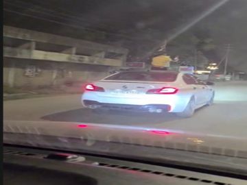 Bilaspur BMW Girl Dance | Traffic Violation Car Seized