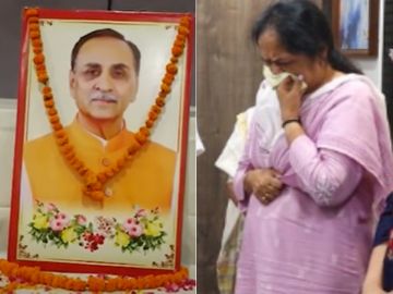 Vijay Rupani Dies in Crash, Anjaliben's Emotional Breakdown - Ahmedabad  News | Bhaskar English