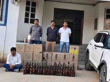 Banaskantha LCB seizes foreign liquor | બનાસકાંઠા LCBએ વિદેશી દારૂ ઝડપ્યો: પાંથાવાડામાંથી  ક્રેટા કારમાંથી ₹14.73 લાખનો મુદ્દામાલ જપ્ત, એક આરોપીની ધરપકડ - banaskantha  ...