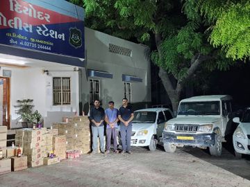 Parole-Ferlo Scod Seizes Rs 9.74 Lakh Foreign Liquor; Forna Village Liquor  Haul