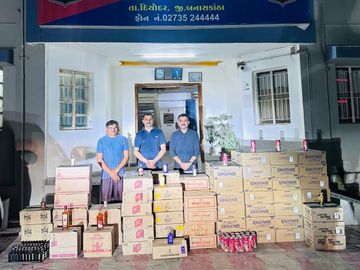 Parole-Ferlo Scod Seizes Rs 9.74 Lakh Foreign Liquor; Forna Village Liquor  Haul