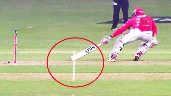 पंजाब के जॉर्डन का यह रन काफी विवादों में आया था।