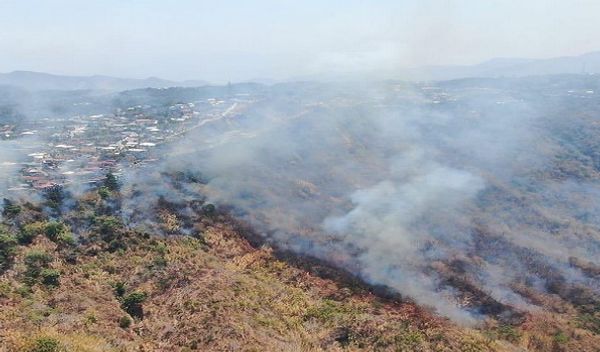 mizoram forest fires news update। Fire has been burning in 3 districts for two days, fire has reached close to cities, fire fighters lost, CM calls on PM Modi | 2 दिन के भीतर 4 जिले चपेट में आए, फायर फाइटर्स के बाद अब एयरफोर्स ने संभाला मोर्चा 9 सोमवार को आग से पूरा जंगल धुंओं से भर गया था।