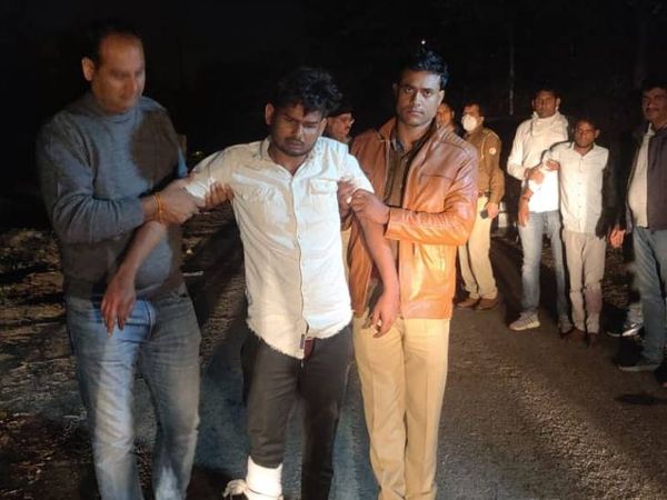 पुलिस ने बीटा-2 क्षेत्र में मुठभेड़ के बाद पांच बदमाशों को पकड़ा। - Dainik Bhaskar