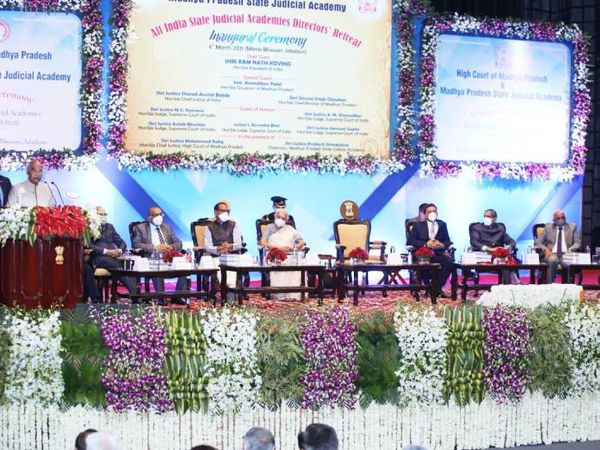 मानस भवन में दो दिवसीय राज्य न्यायिक अकादमी के डायरेक्टर्स रिट्रीट शुरू।