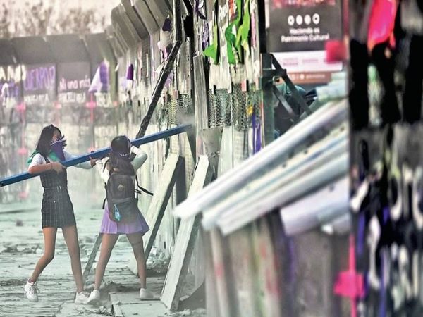 The biggest ever demonstration against crime from women in Mexico.