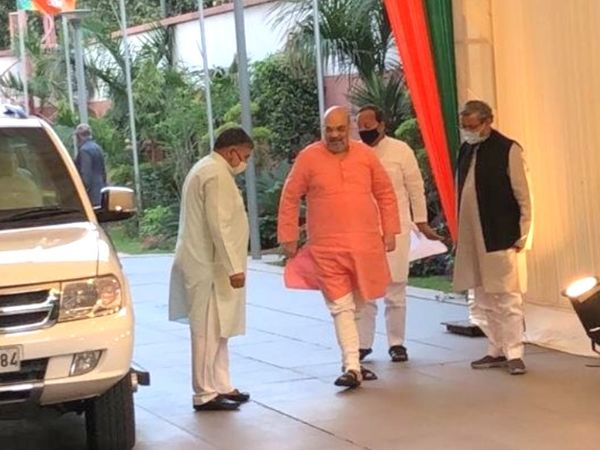 Before the meeting of the Central Election Committee, a meeting of the BJP Core Group took place at the residence of National President JP Nadda. Home Minister Amit Shah was also present in the meeting.