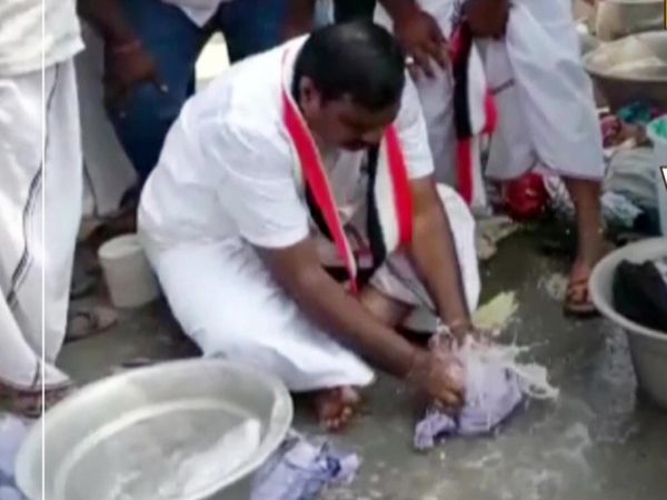 नागापट्टिनम सीट से चुनाव लड़ रहे थंगा कातिरवन AIADMK के लीडर हैं