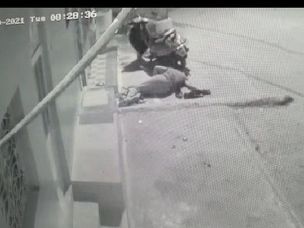 पड़ोसी ने जब उसे अपने घर से निकालकर बाहर फेंक दिया तो वह तड़प रहा था, यहीं पड़े-पड़े हो गई मौत