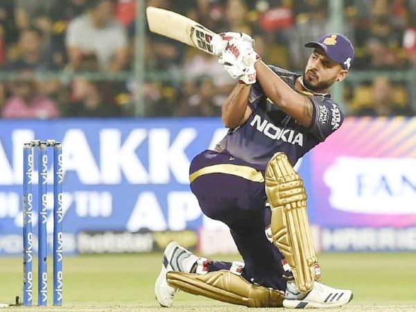 नीतीश राणा ने IPL में अब तक खेले 60 मैच में 28.17 की औसत से 1437 रन बनाए हैं। उनका स्ट्राइक रेट 135.56 का रहा है। -फाइल फोटो - Dainik Bhaskar