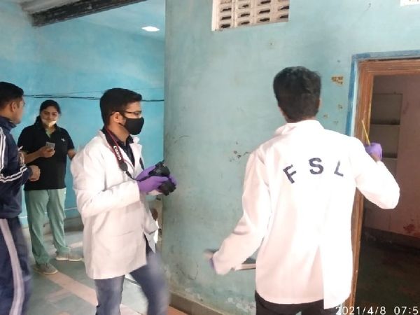 वारदात के बाद अजमेर से एफएसएल की टीम मौके पर पहुंची और सबूत जुटाए।