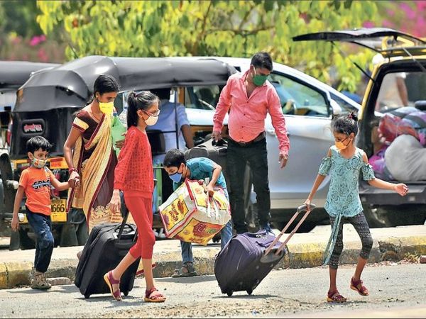 चलो गांव की ओर -महाराष्ट्र से प्रवासियों का पलायन