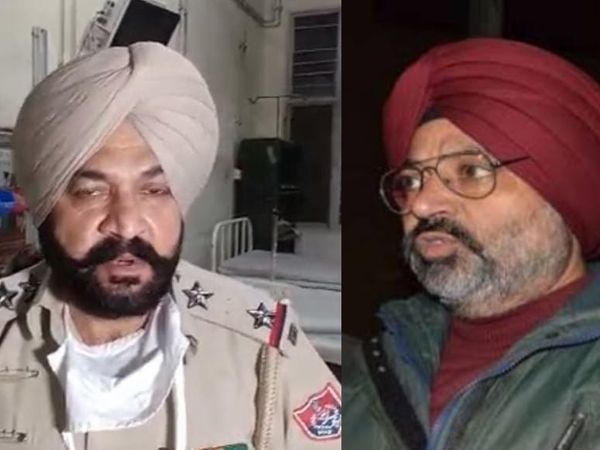 इंस्पेक्टर भगवंत भुल्लर व खादी बोर्ड के डायरेक्टर मेजर सिंह। - Dainik Bhaskar