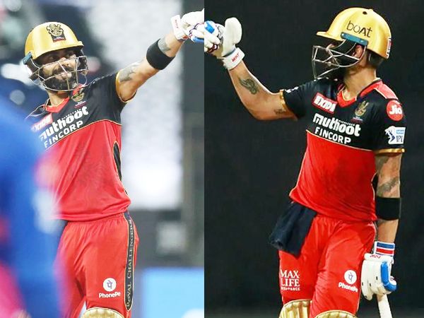 IPL में 40वीं फिफ्टी लगाने और 6000 रन पूरे करने के बाद विराट कोहली काफी खुश नजर आए।