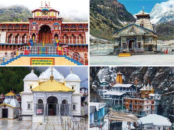 केदारनाथ मंदिर के कपाट श्रद्धालुओं के लिए 17 मई को जबकि बद्रीनाथ धाम के कपाट 18 मई को खुलने थे। - Dainik Bhaskar