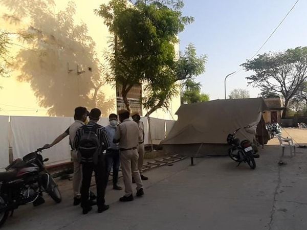 पांच पॉजिटिव कैदी अस्पताल से भागे: छत के दरवाजे से बाहर निकले, मॉर्चरी की छत पर कूदकर फरार हो गए पांचों कैदी