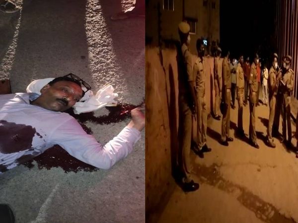 मिर्जापुर पुलिस को बदमाशों की चुनौती, कड़ी सुरक्षा वाले इलाके में ठेकेदार की हत्या। - Dainik Bhaskar