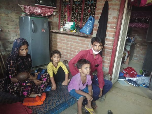 पीड़ित परिवार ने बताई आपबीती। - Dainik Bhaskar