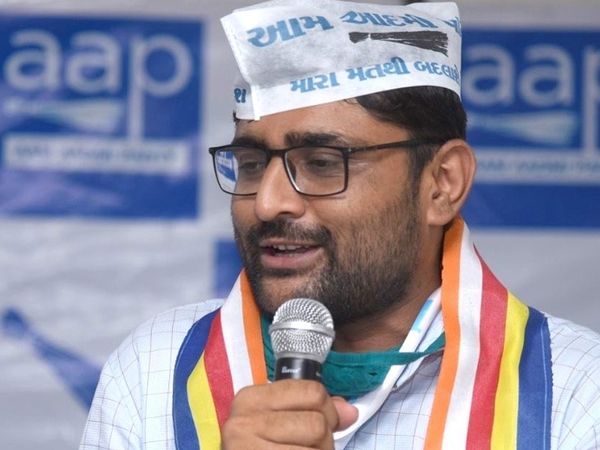 ગુજરાત AAPના પ્રદેશ પ્રમુખ ગોપાલ ઈટાલિયા.