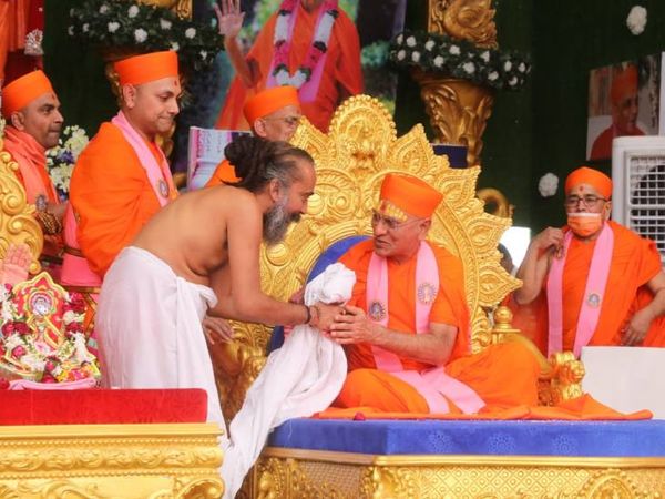 જગન્નાથ મંદિરના મહંત દિલીપદાસજી મહારાજ પણ ઉપસ્થિત રહ્યાં હતાં