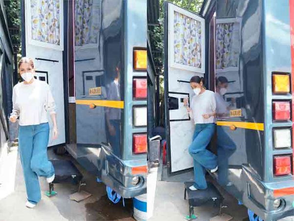 अनुष्का ने कोरोना के प्रोटोकॉल का पालन किया