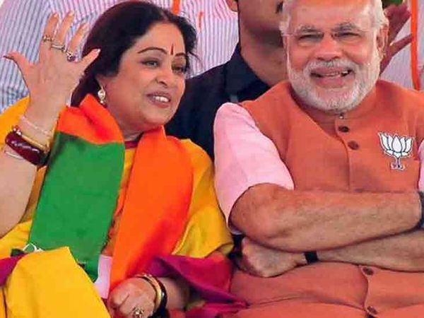 मोदी लहर के कारण किरण खेर ने 2014 में चंडीगढ़ सीट जीती