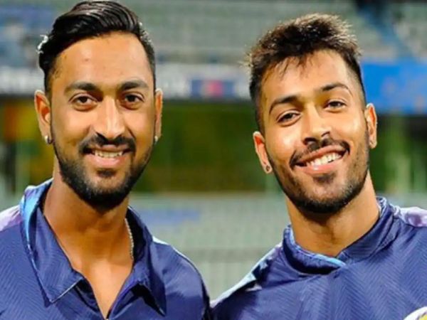 हार्दिक और क्रुणाल भी बचाव में आए।