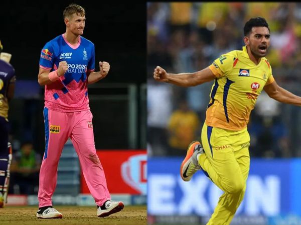 क्रिस मॉरिस (RR) और दीपक चाहर (CSK) ने एक पारी में 18 डॉट फेंके।