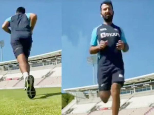 चेतेश्वर पुजारा ने शुरू की ट्रेनिंग