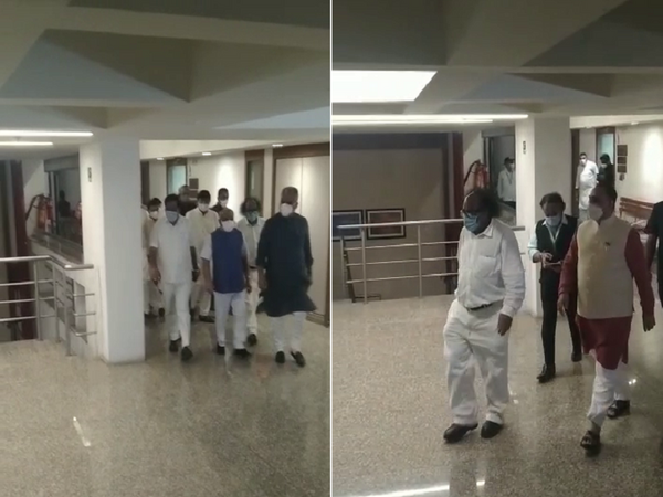 ગઈકાલે વિધાનસભામાં વરસાદ પડ્યો હતો.