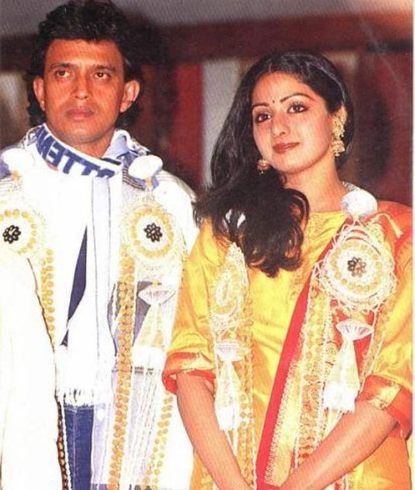 मिथुन से रिश्ता टूटने के बाद श्रीदेवी ने 1996 में फिल्म निर्माता बोनी कपूर से शादी कर ली थी।