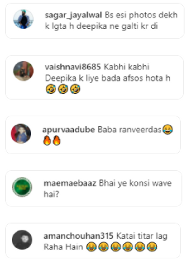 रणवीर सिंह के नए लुक पर इस तरह यूजर्स ने कमेंट किए 2/