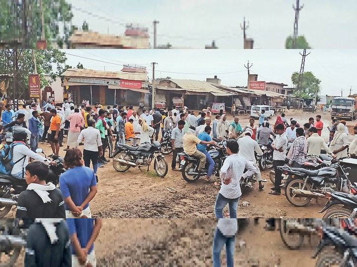 बाइक लूटने का विरोध किया तो लुटेरों ने युवक को मारी गोली, ग्रामीणों ने 4 घंटे तक बस स्टैंड किया जाम