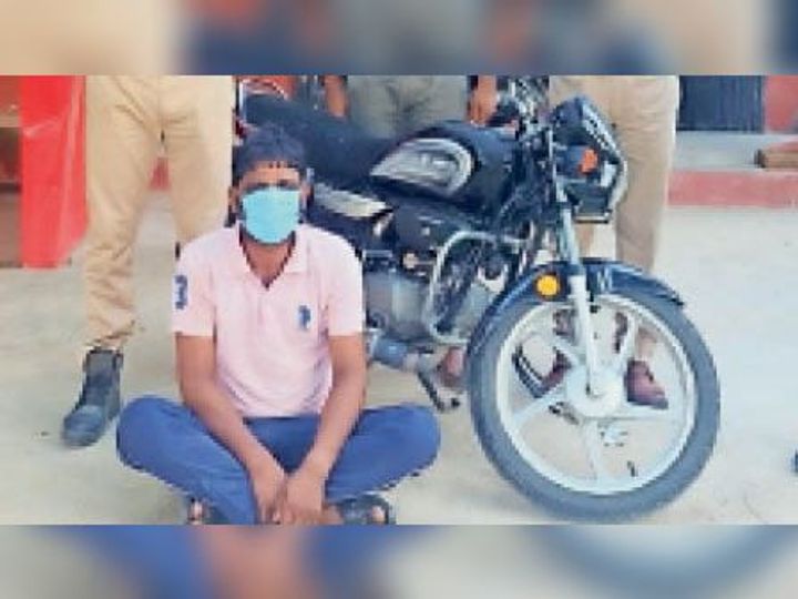 सीसीटीवी फुटेज से चोरी हुई बाइक का खुलासा, आरोपी गिरफ्तार