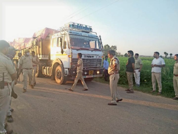 रात में अवैध खनन भरे 25 ट्रक-ट्रोले जब्त किए, 75 लाख रुपए का पत्थर बरामद