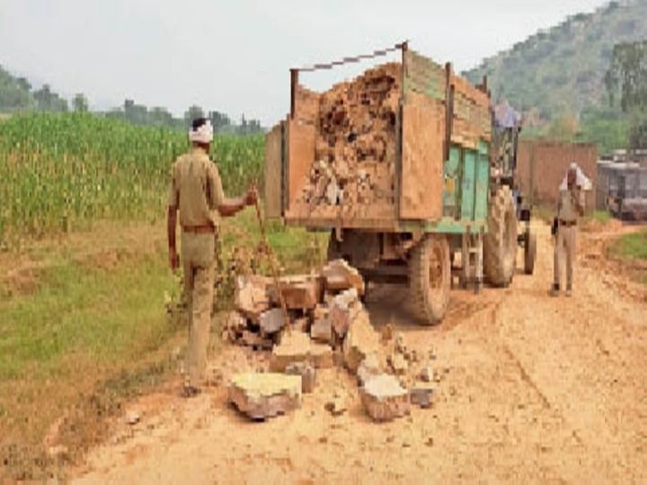 पुलिस पर पथराव और फायरिंग कर पोकलेन छुड़ा ले गए माफिया
