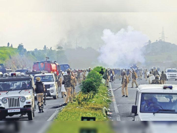 समझौता वार्ता शुरू होते ही प्रदर्शनकारियों ने शाम 4 बजे आधे खेरवाड़ा पर कब्जा किया