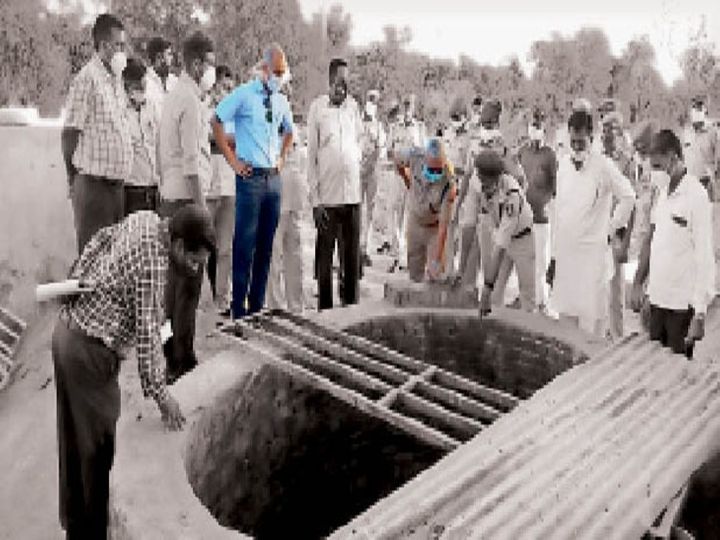 प्रशासन का बजट मातम श्रमिक का कुएं में ही हो गया बारहवां, 5 लाख का बजट नहीं होने से 12 दिन से कुएं में पड़ा है श्रमिक का शव