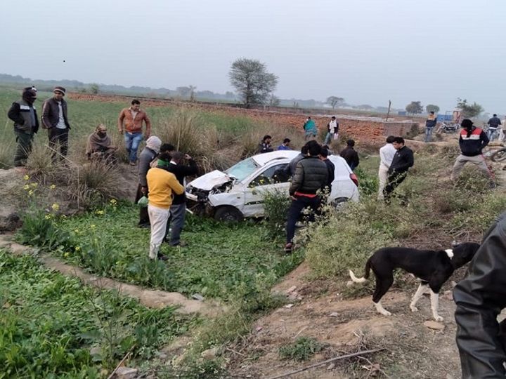 भरतपुर में हादसे में 4 की मौत: बाइक पर 4 लोग बैठे थे, तेज रफ्तार कार ने सामने से मारी टक्कर