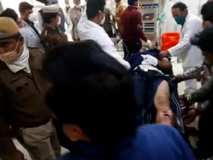 तेज रफ्तार देख रुकने का इशारा कर रहे पुलिस कांस्टेबल को टक्कर मार भगा ले गया स्कॉर्पियो