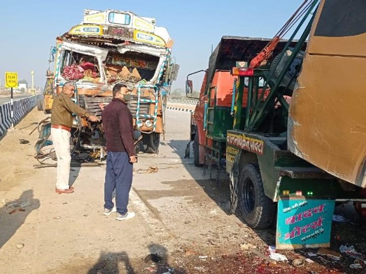 दुर्घटना कोटपूतली से नारनौल जाने वाले बाईपास पर पनियाला से नांगल चौधरी रोड स्थित पुराने आरटीओ नाके के पास हुई। - Dainik Bhaskar