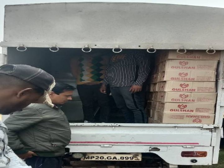क्राइम ब्रांच और चरगवां पुलिस ने दो लाख रुपए की 45 पेटी शराब जब्त किए। - Dainik Bhaskar