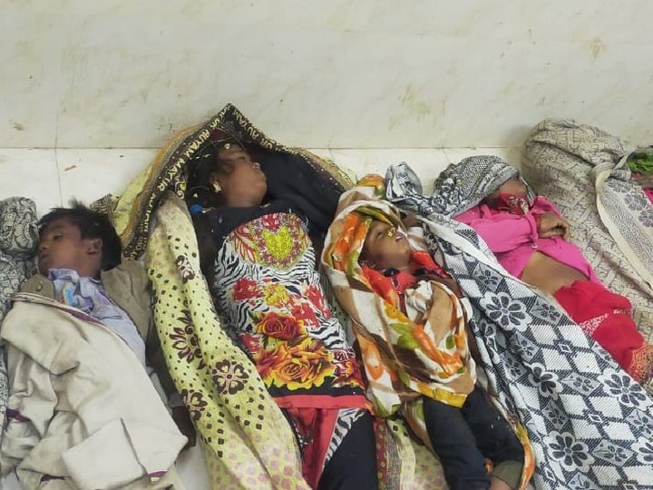 जलगांव हादसे में बच्चे और महिलाओं की भी जान गई है। - Dainik Bhaskar