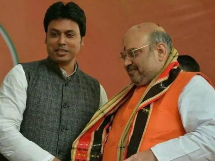 त्रिपुरा के सीएम बिप्लब देब ने 13 फरवरी को हुए एक कार्यक्रम में शाह से जुड़ा किस्सा सुनाया था। - फाइल फोटो - Dainik Bhaskar