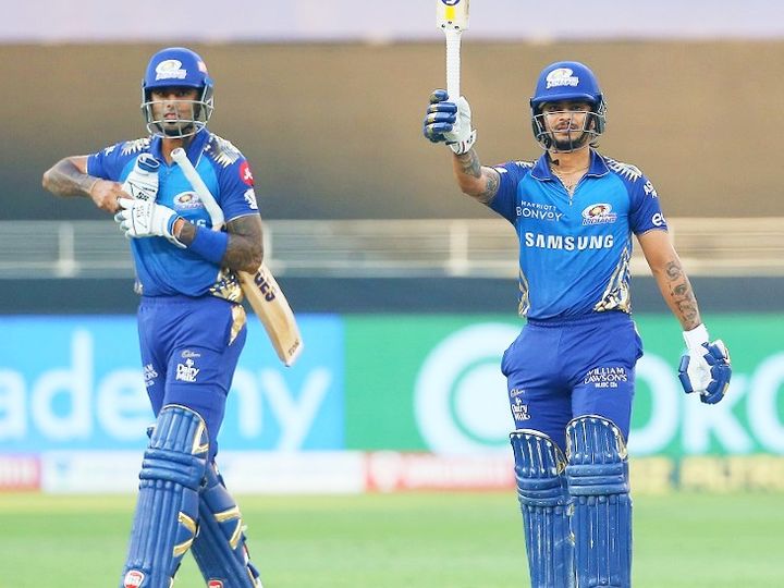 सूर्यकुमार यादव और इशान किशन IPL में मुंबई इंडियंस के लिए खेलते हैं। इशान ने पिछले सीजन में 14 मैच में सबसे ज्यादा 516 रन बनाए थे। - Dainik Bhaskar