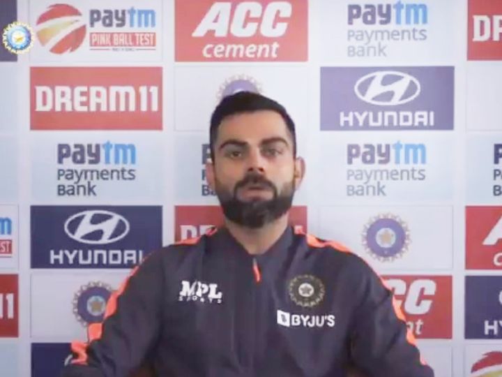 बुधवार से शुरू हो रहे तीसरे टेस्ट से पहले प्रेस कॉन्फ्रेंस करते विराट कोहली। - Dainik Bhaskar