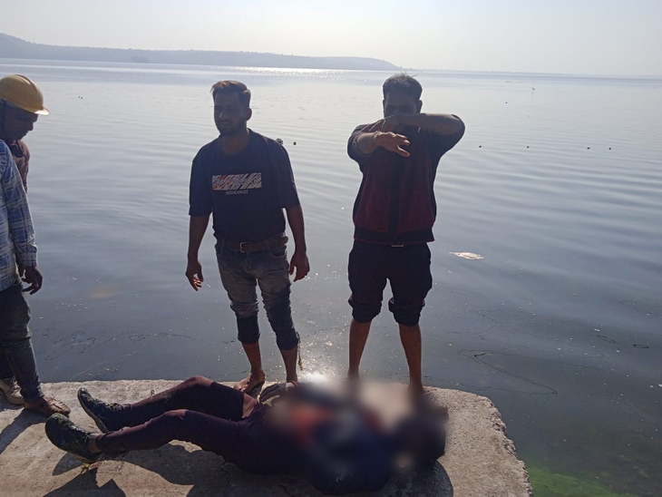 Man who went missing for a day dives into lake