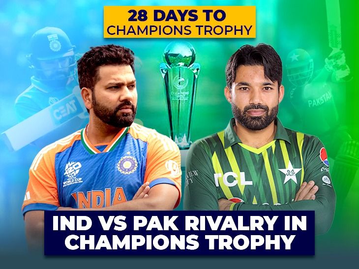 India vs Pakistan rivalry in Champions Trophy over the years ...